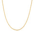 Gold Rope Twist Chain Necklace